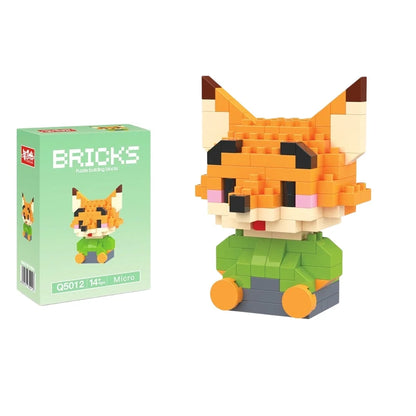 Cute Cartoon Mini Building Blocks Set – Disney & Sanrio Character Bricks
