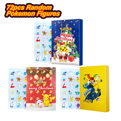 Pokemon Mini Figures Advent Calendar Gift Box – Pikachu & Friends Christmas Toy Set