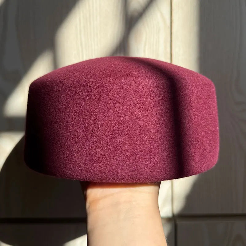 Women's Wool Felt Beret Hat – Dome, Pillbox & Fascinator Styles