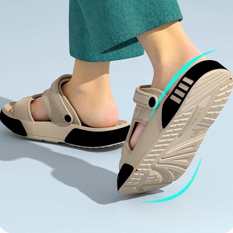 Men's Platform Slide Sandals – Lightweight EVA Non-Slip