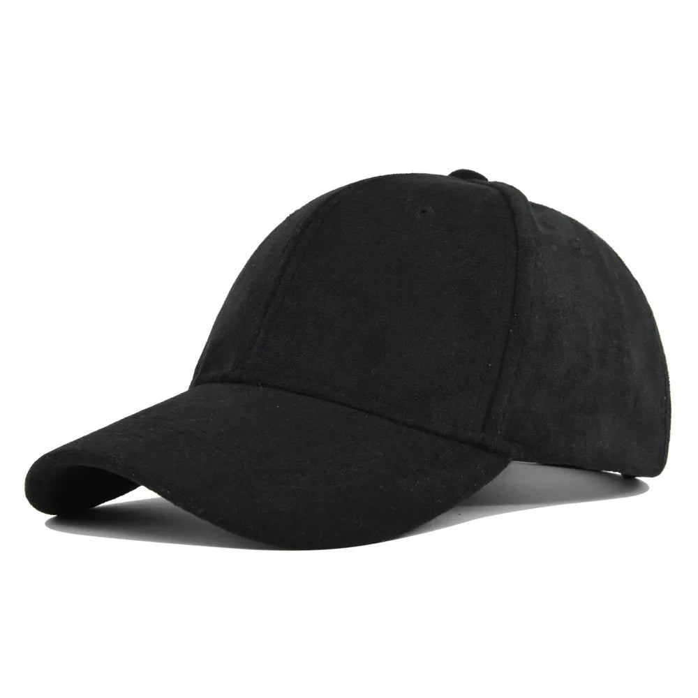 Unisex Adjustable Baseball Cap – Solid Retro Snapback Hat for Men & Women
