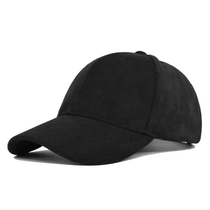 Unisex Adjustable Baseball Cap – Solid Retro Snapback Hat for Men & Women