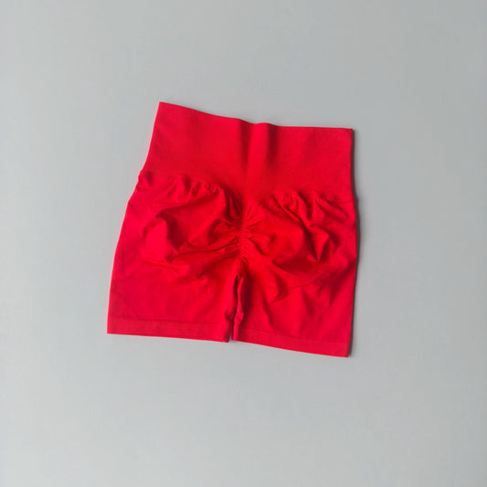 High-Waist Scrunch Butt Yoga Shorts for Women