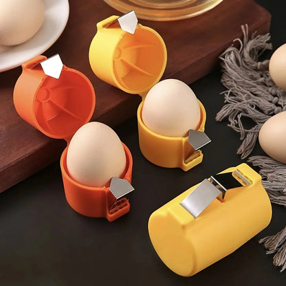 Egg Cracker & Opener Tool – Quick One-Hand Kitchen Gadget