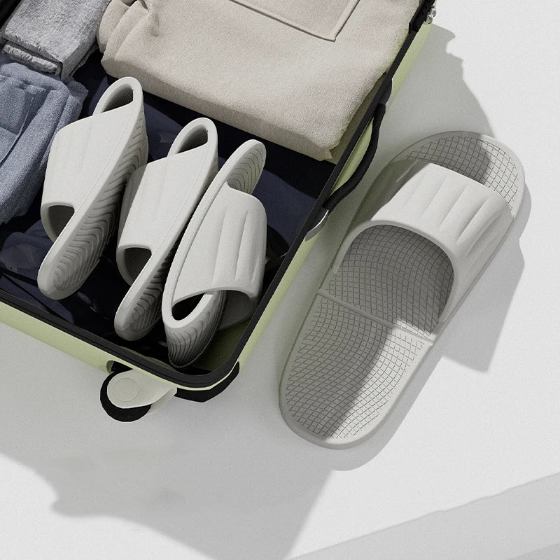 Foldable Travel Slippers for Men & Women – Non-Slip EVA Shower Shoes