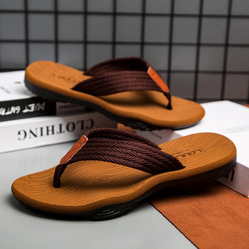 Men's Flip Flops Breathable Casual Slip-On Sandals