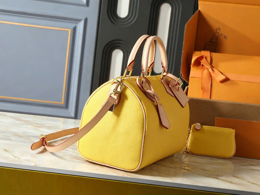 Women's Slim Office Shoulder Bag with Removable Strap & Hand Grip