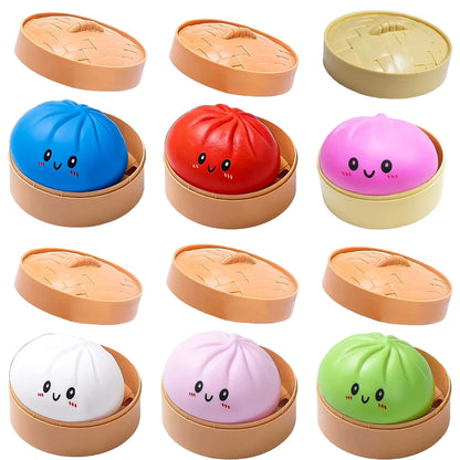 Dumpling Squishy Blind Box – Stress Relief Toy