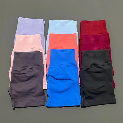 Seamless High-Waist Workout Shorts for Women
