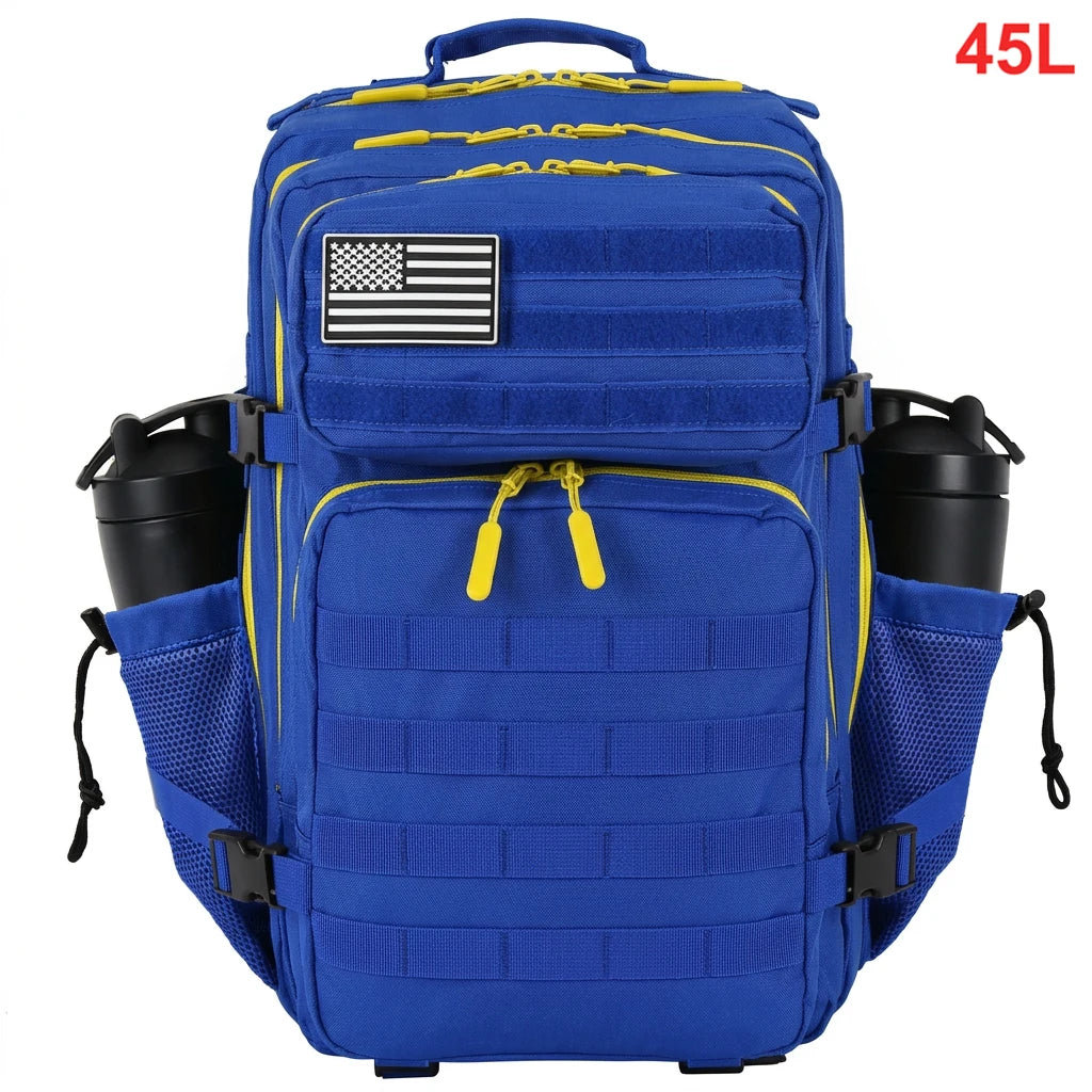 45L Tactical Backpack – Waterproof MOLLE Gym & Hiking Bag