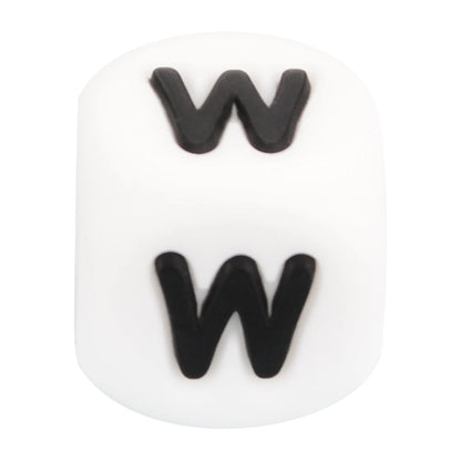 Silicone Alphabet Letter Beads 12mm – 40pcs Food Grade Teething