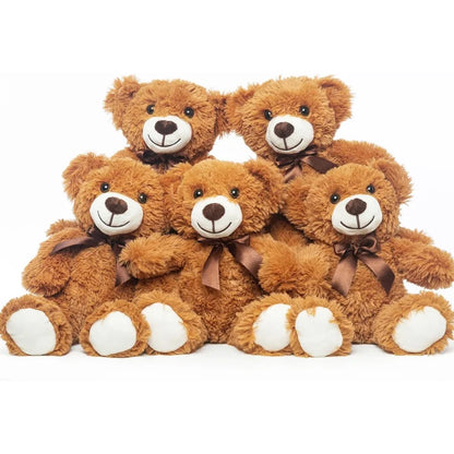 Teddy Bear Stuffed Animals Set of 5 – Soft Plush Toys 13.8in