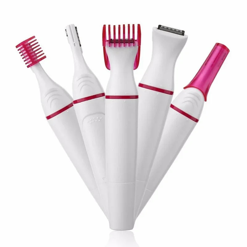 5-in-1 Women's Hair Removal & Grooming Kit – Epilator, Trimmer & Shaver