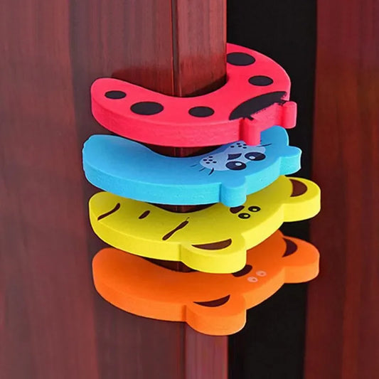 Baby Safety Door Stopper – Anti-Pinch Cartoon Animal Guard