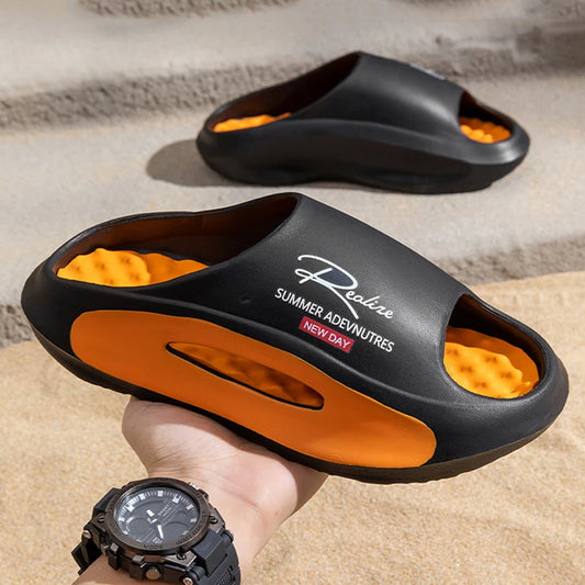 Massage Slide Slippers for Men & Women – Soft Indoor Outdoor Sandals