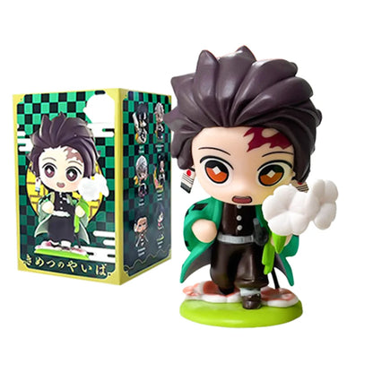 Demon Slayer Anime Figure Blind Box – Tanjiro & Nezuko Mini Statues