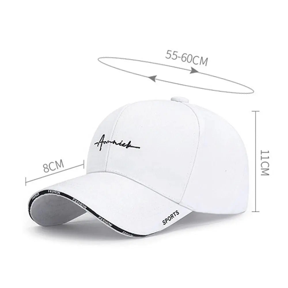 Women's Letter Embroidery Baseball Cap – Korean Fashion Style