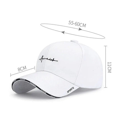 Women's Letter Embroidery Baseball Cap – Korean Fashion Style