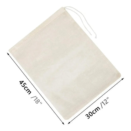 Reusable Nylon Nut Milk Bag – Fine Mesh Food Strainer