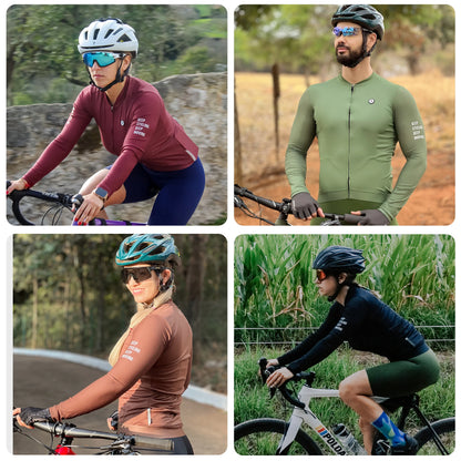 Darevie Long Sleeve Cycling Jersey – SPF 50 UV Protection