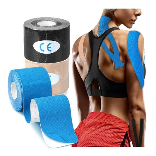 Kinesiology Tape – Sports Elastic Athletic Tape for Pain Relief