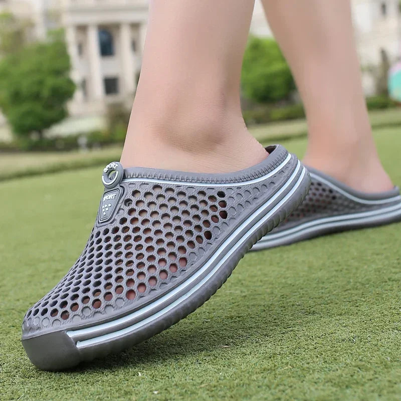 Hollow Out Beach Clogs – Unisex Non-Slip Garden Sandals Sizes 36-45