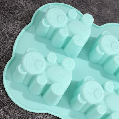 3D Bear & Cat Claw Silicone Mold – Chocolate, Candy & Fondant Baking Mould