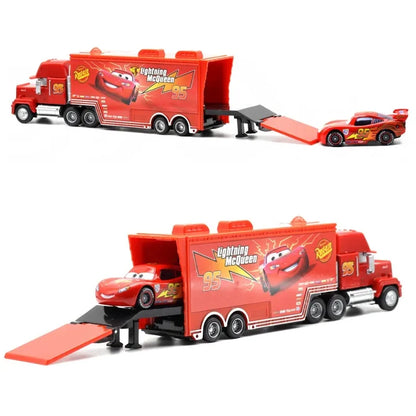 Pixar Cars Lightning McQueen and Uncle Mike Truck Set