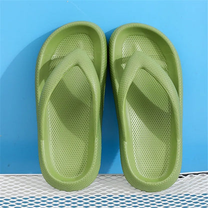 Women's Flip Flop Slippers – Soft Sole Flat Platform Beach Sandals