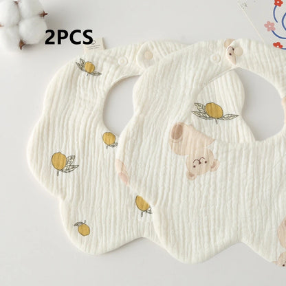 Baby Bibs & Burp Cloths Soft Cotton Drool Bandana for Newborns