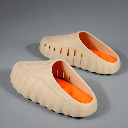 Men's Thick Sole EVA Slide Slippers – Non-Slip Outdoor Sandals