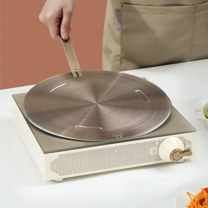 Induction Cooktop Heat Diffuser Plate – Stainless Steel