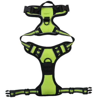 Reflective No-Pull Dog Harness – Adjustable Breathable Vest
