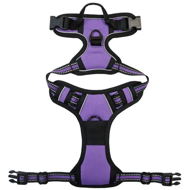 Reflective Dog Harness – No-Pull Adjustable Vest for Dogs S–XL