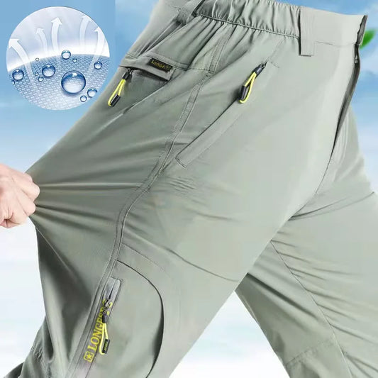 Men's Quick Dry Tactical Hiking Pants – Waterproof, Stretch, Big & Tall Sizes