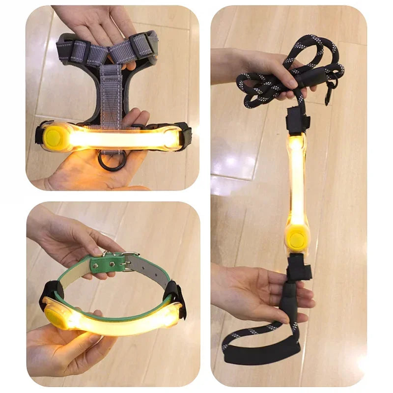 LED Dog Collar Light Pendant – Waterproof Flashing Safety Tag