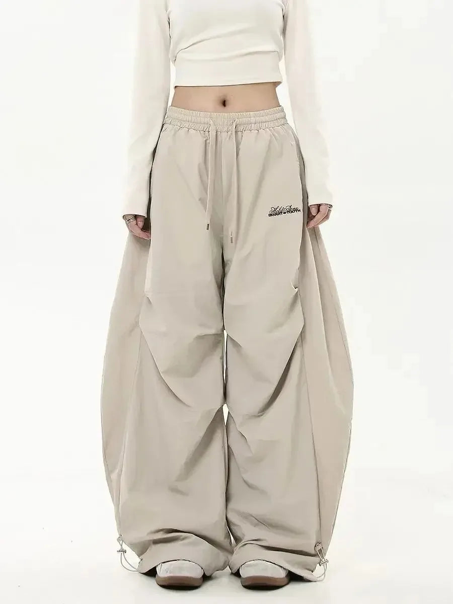 Parachute Pants Women – Y2K Baggy Wide Leg Joggers