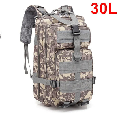 Tactical Backpack 30L/50L MOLLE Military Assault Pack Hiking Outdoor Bag