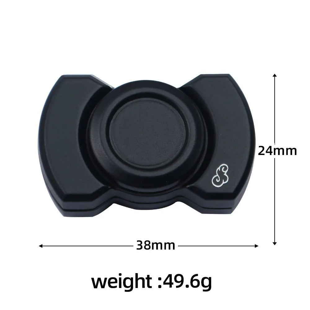 3-in-1 EDC Fidget Spinner – Alloy Skull Slider Stress Relief Toy