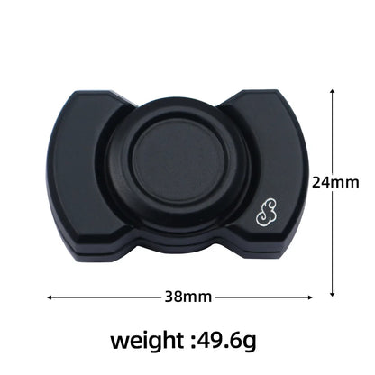 3-in-1 EDC Fidget Spinner – Alloy Skull Slider Stress Relief Toy