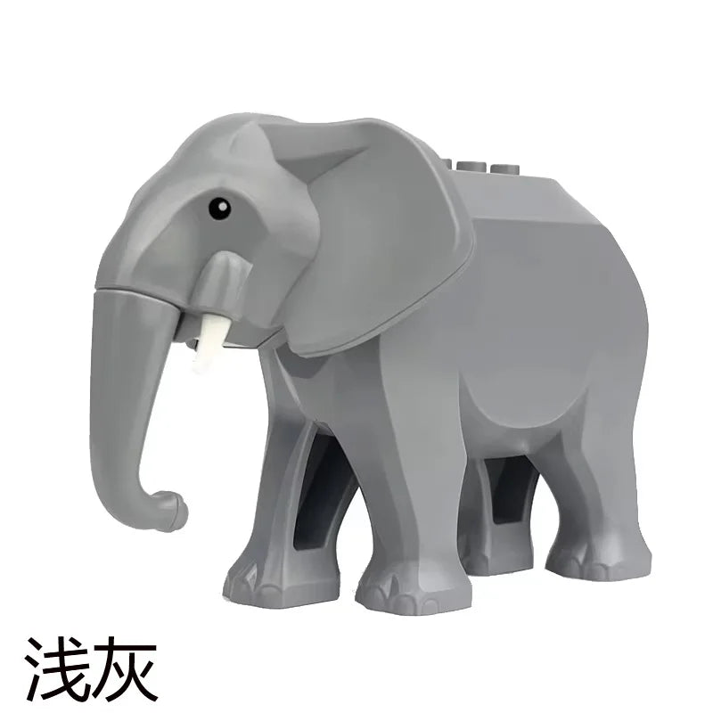 Animal Building Block Mini Figures – MOC Zoo & Farm Creatures Set for Kids