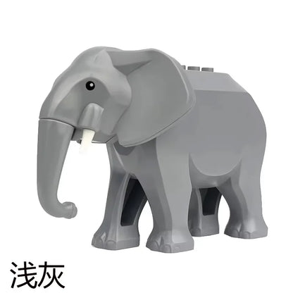 Animal Building Block Mini Figures – MOC Zoo & Farm Creatures Set for Kids