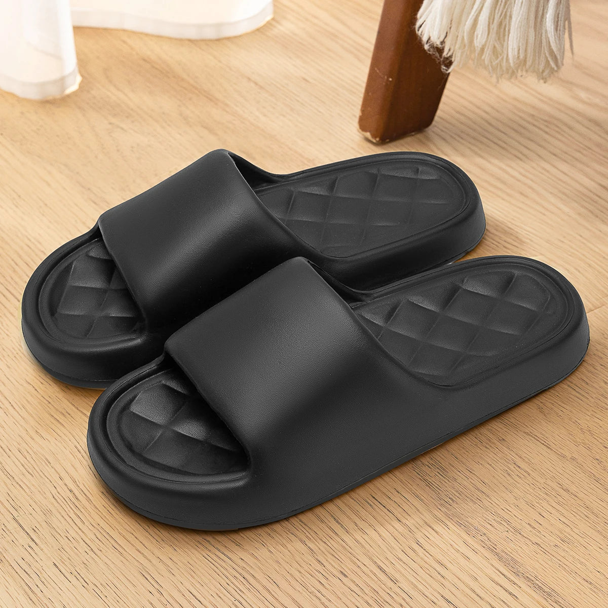 Men's Cloud Slide Sandals – Soft Non-Slip Indoor Outdoor Slippers