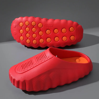 Men's Thick Sole EVA Slide Slippers – Non-Slip Outdoor Sandals