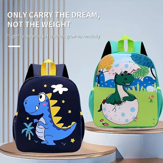 Kids Dinosaur Backpack – Cute Cartoon Schoolbag for Kindergarten