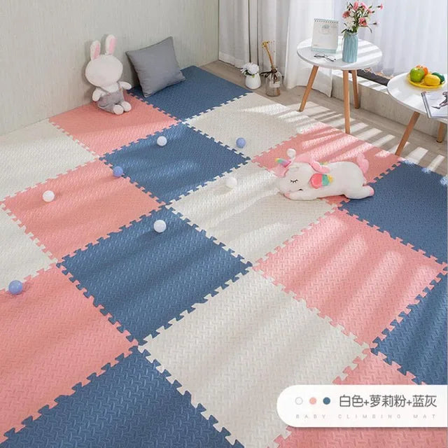 Foam Baby Play Mat – 16-Piece Interlocking Puzzle Tiles