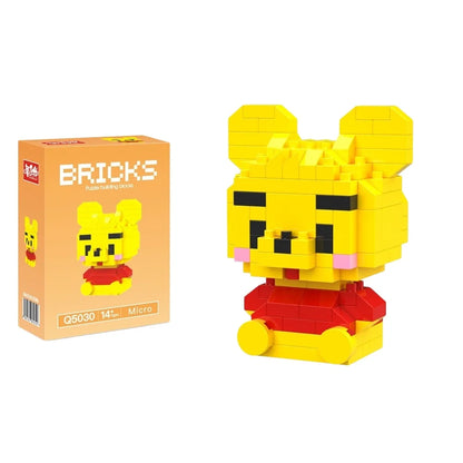Cute Cartoon Mini Building Blocks Set – Disney & Sanrio Character Bricks