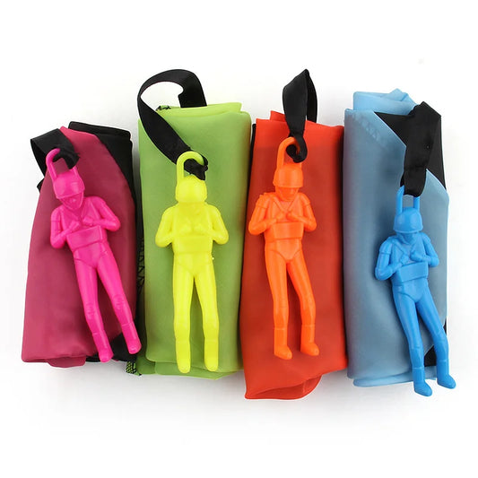 Hand Throwing Parachute Men Toy Set of 4 – Kids Outdoor Fun