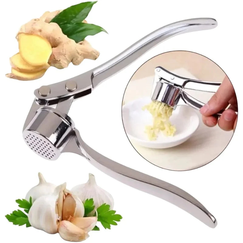 Garlic Press – Heavy-Duty Aluminum Alloy Garlic Crusher