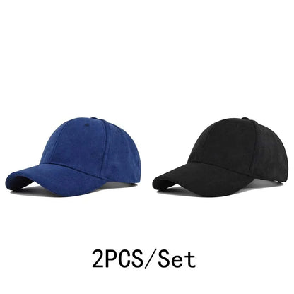 Unisex Adjustable Baseball Cap – Solid Retro Snapback Hat for Men & Women